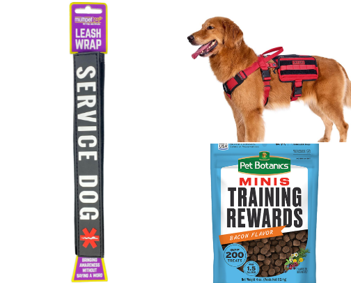 Service dog stuff cover photo collage