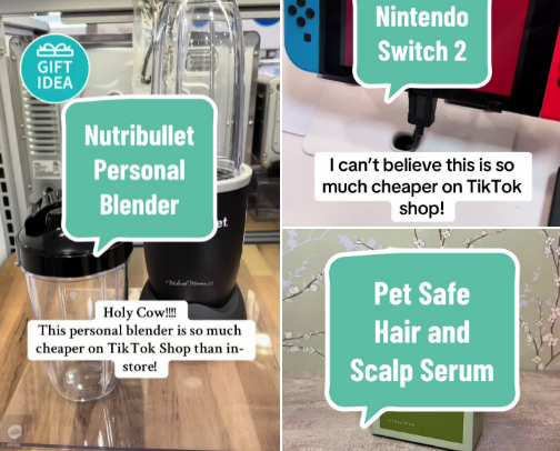 TikTok Shop Favorites cover photo collage