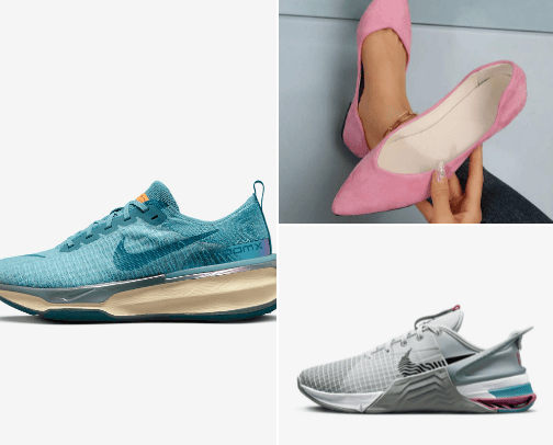 Lady`s Shoes cover photo collage