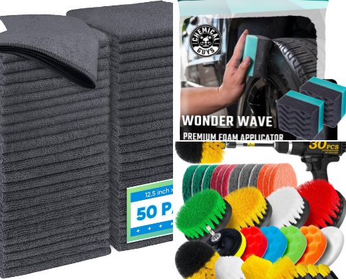 Car Detailing Must Haves cover photo collage