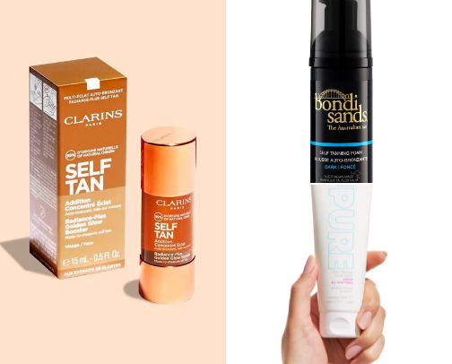 Fake tan favorites cover photo collage