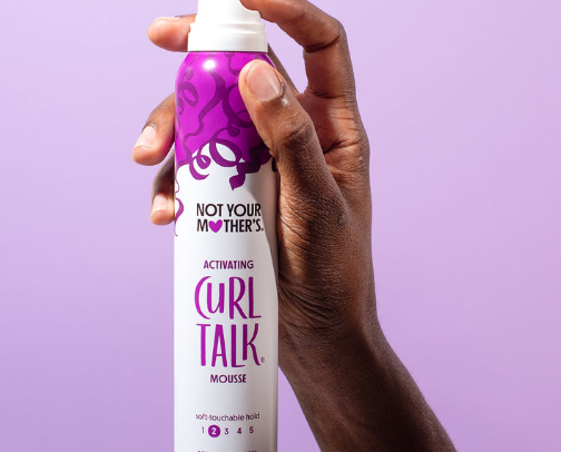 Curly hair products cover photo collage