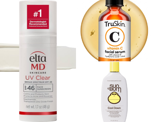 Summer Skincare Essentials for Healthy Glowing Skin cover photo collage