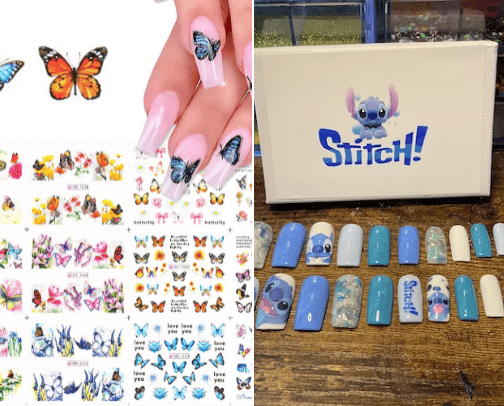 Nails cover photo collage