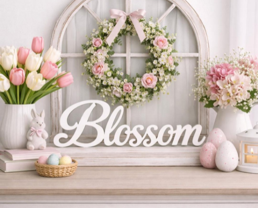Soft Spring Vibes 🌼💗 | Dreamy Aesthetic Decor cover photo collage
