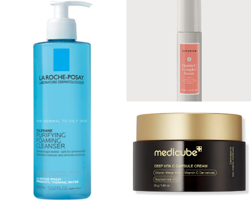 glass skin on a budget✨✨ cover photo collage