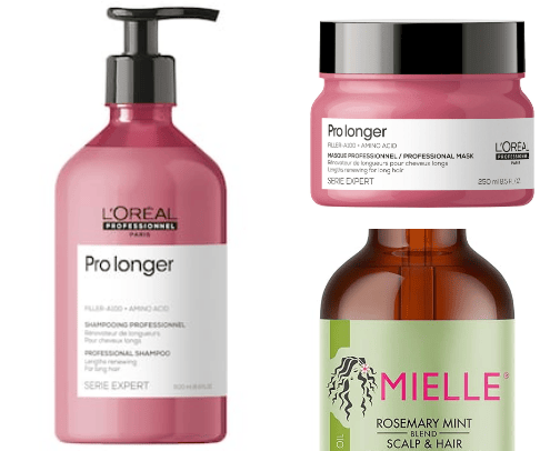 Hair care/ hair growth cover photo collage