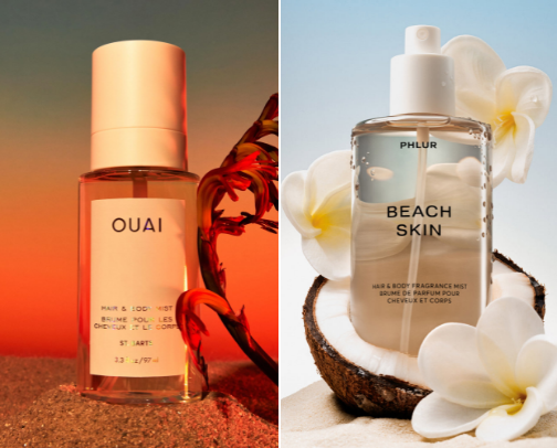 Hair & Body Mists For Fun In The Sun or cool nights by a warm fire 🔥 cover photo collage