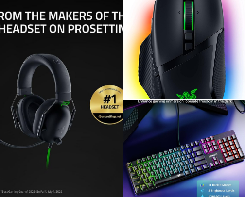 Gaming Essentials🎮🪄 cover photo collage