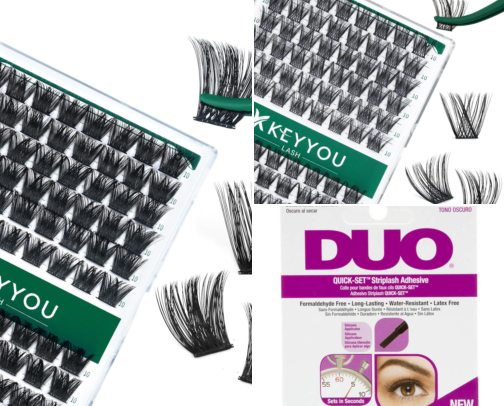 DIY Lash Extension Look cover photo collage