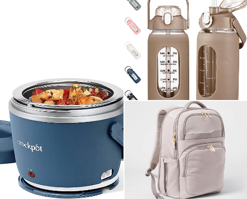 back to school shopping cover photo collage