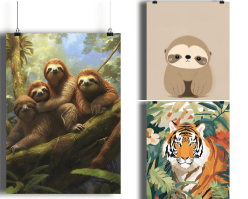Animal Art cover photo collage