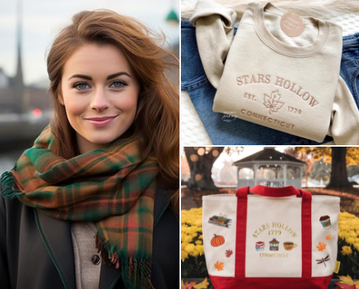 A Gilmore Girls Guide to the Cozy Autumn cover photo collage