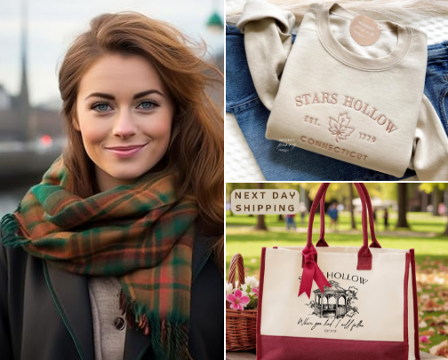 A Gilmore Girls Guide to the Cozy Autumn cover photo collage