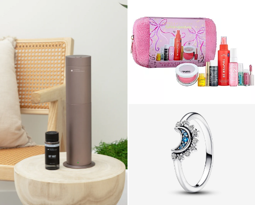 Holiday 2024 gift guide for her cover photo collage
