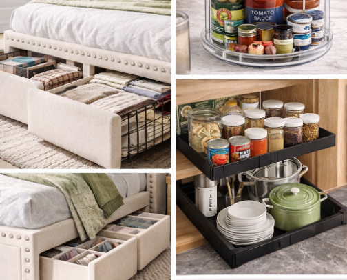 Smart Storage Ideas That Work In Small Homes & Apartments cover photo collage