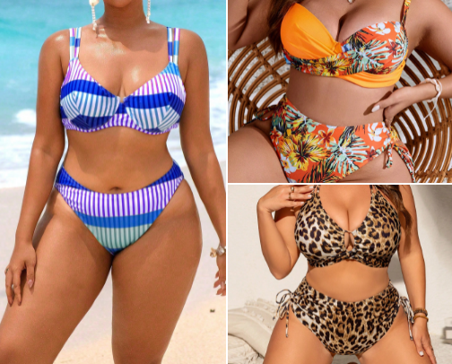 Hot Girl Summer, But Make It Canadian 🍁 | The BEST Mid-Plus Size Bikinis That Actually Fit cover photo collage