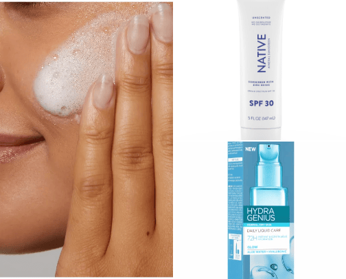 Beauty & Skincare cover photo collage