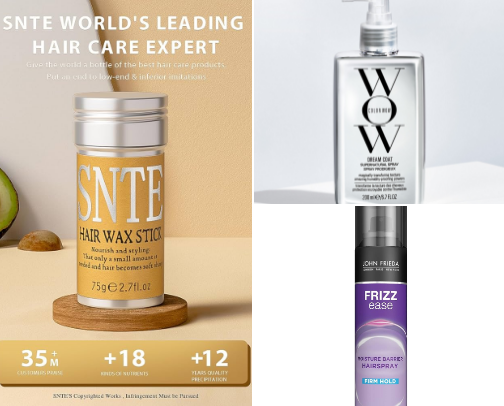Product recs for the wavy hair girlies cover photo collage