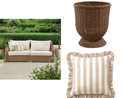 Outdoor Pottery Barn Looks for Less cover photo collage