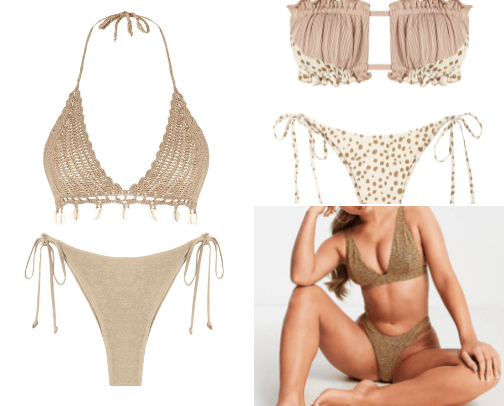 Beachwear cover photo collage