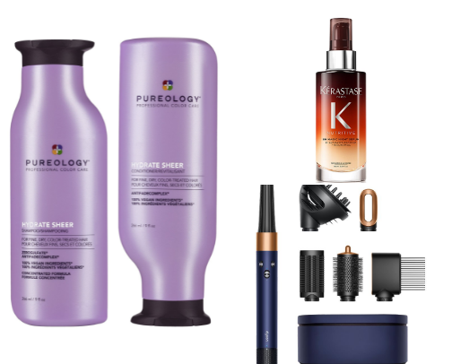 Healthy hair hits cover photo collage