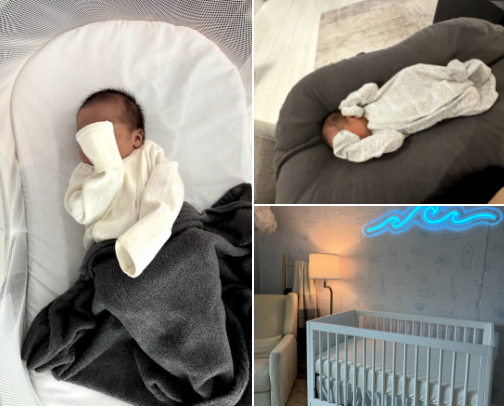 Newborn Essentials: The First 30 Days cover photo collage