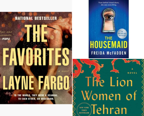 Books to read curled up inside by the fire this winter. cover photo collage