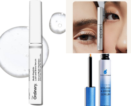 Gentle Serums, Stunning Lashes cover photo collage