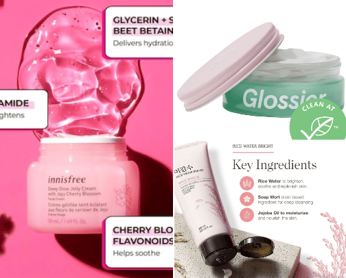 Favorite asian skin care products cover photo collage