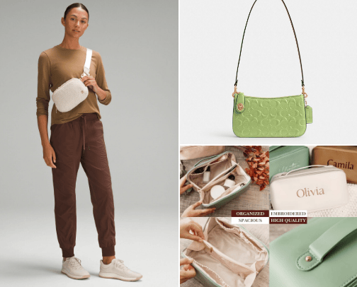 Purse and bag recommendations cover photo collage