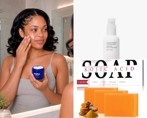 My Skincare Routine | Glowy, Hydrated Skin cover photo collage