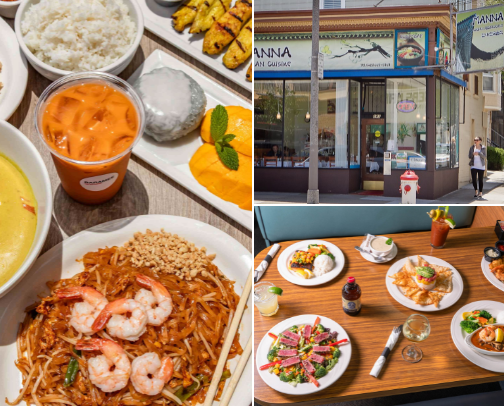 must-go food spots in california! cover photo collage