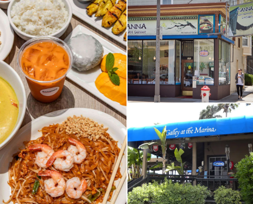 must-go food spots in california! cover photo collage