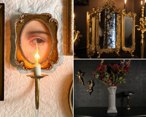 Dark Academia Home Decor cover photo collage