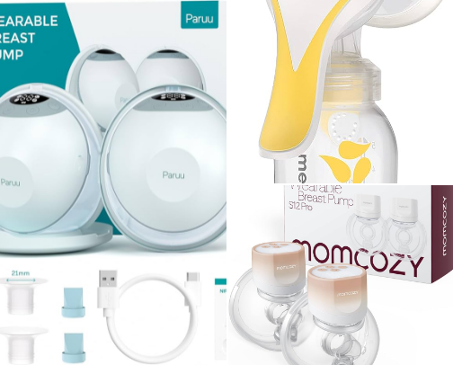 Breastfeeding and Pumping Essentials cover photo collage