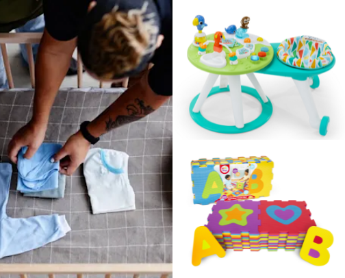 Baby Essentials Checklist: Newborn and Baby Stuff cover photo collage