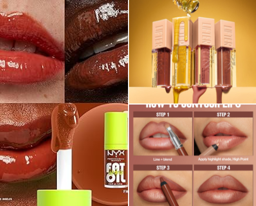 The $10 Glosses That Look Like Luxury cover photo collage