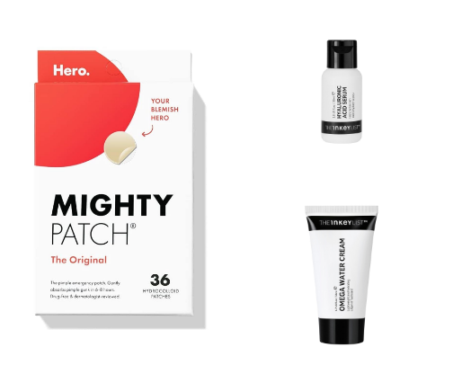 Must- have acne products ✨ cover photo collage
