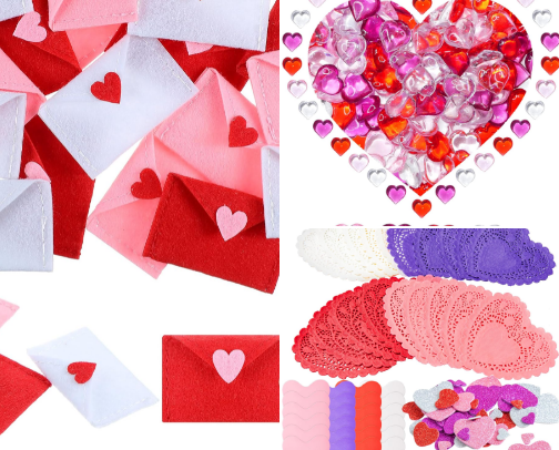 Valentine’s Day crafts cover photo collage