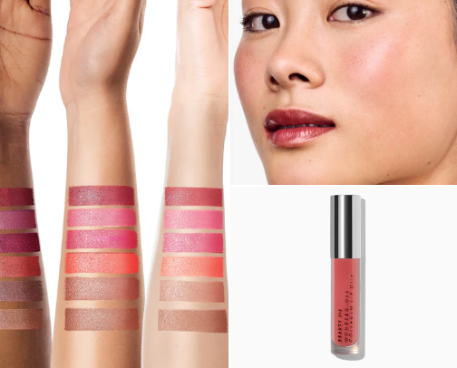 A little bit of color can brighten pale lips. cover photo collage