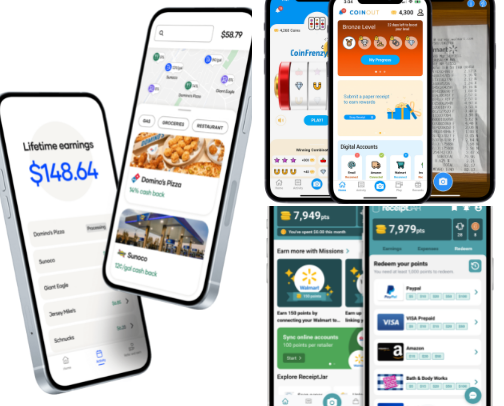 Save Money, Earn Cash Back Rewards cover photo collage
