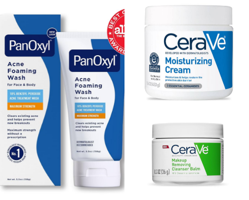 Skincare that worked for my acne prone skin! cover photo collage