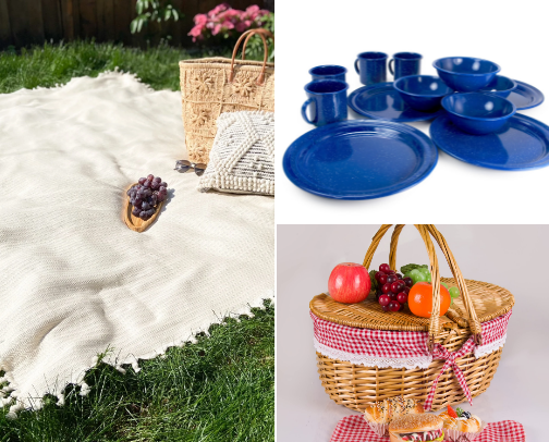 Spring Picnic Vibes cover photo collage