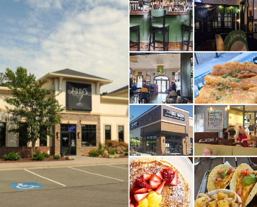 Places I like to eat around CLT NC cover photo collage