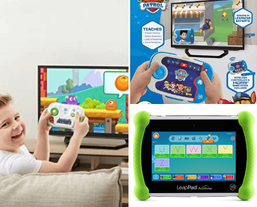 Learning video Games/tablets for kids/toddlers cover photo collage