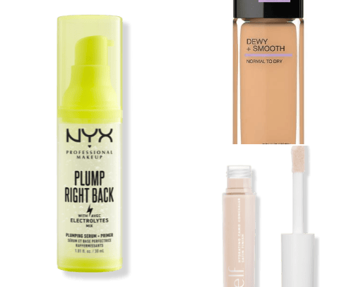 Affordable makeup routine🤩 cover photo collage