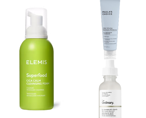 my skincare must haves. cover photo collage