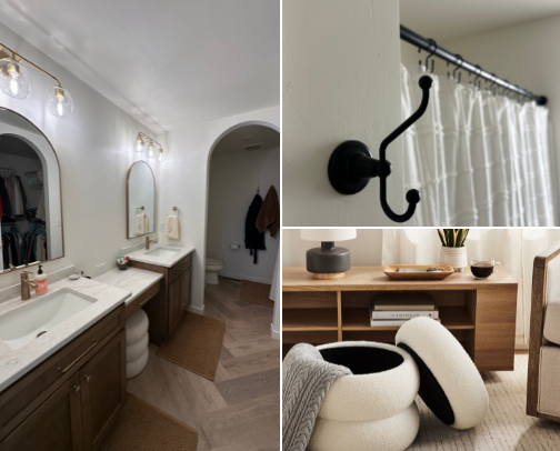 My Bathroom, From the Hardware to the Towels & Everything Inbetween cover photo collage