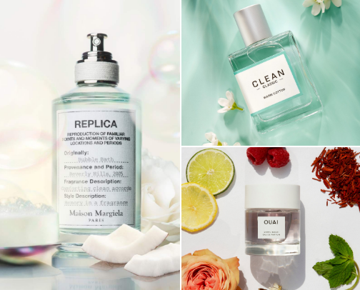 ultimate clean girl scents 🫧🧖🏼‍♀️🌸 cover photo collage